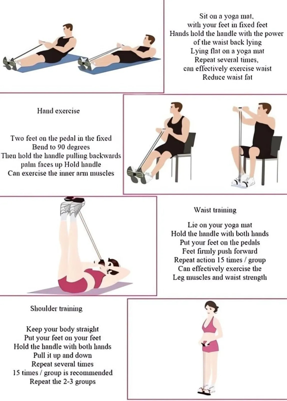 Élastique Fitness Multifonction